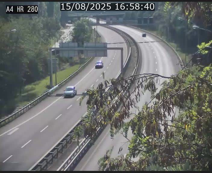 Webcam traffic A4 Luxembourg - BK 0.2 - P+R Bouillon (direction Luxembourg)