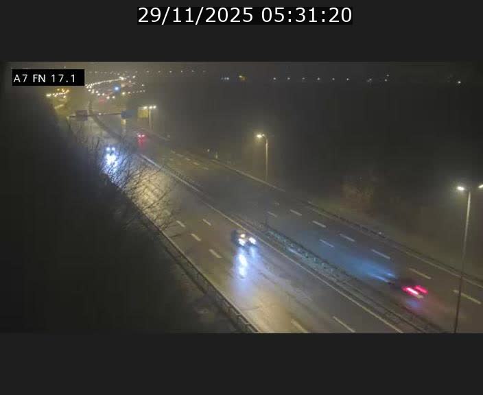 Caméra trafic Luxembourg - A7, Merscherbierg direction Mersch