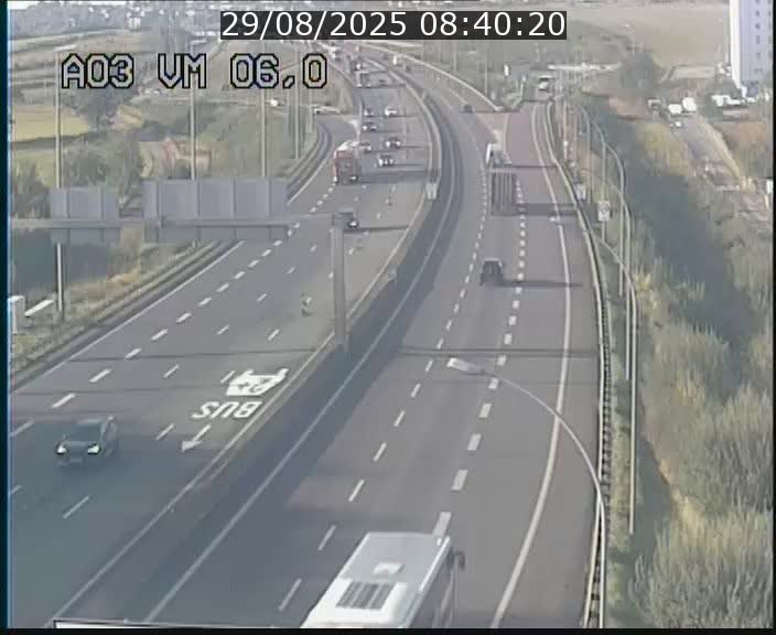 Traffic live webcam Luxembourg Aire de Berchem - A3 - BK 6 - direction France
