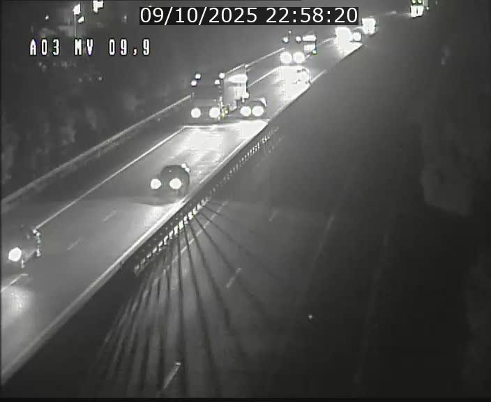 Webcam Autoroute à la Croix de Bettembourg - A3 - BK 9.9 - direction Luxembourg-Ville