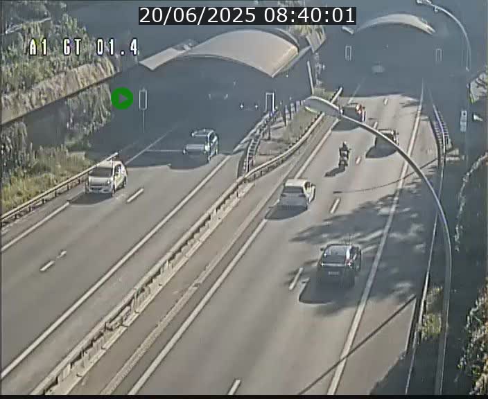 Traffic live webcam Luxembourg Hesperange - A1 direction Kirchberg - BK 1.4