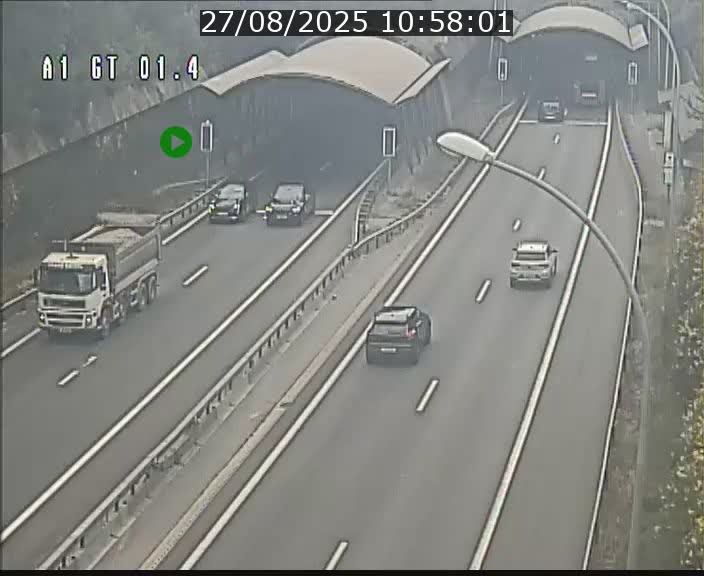 Traffic live webcam Luxembourg Hesperange - A1 direction Kirchberg - BK 1.4