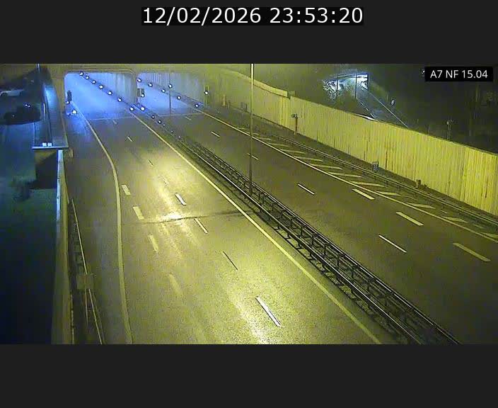 Caméra trafic Luxembourg - A7, Tunnel Mersch, entrée sud, direction Ettelbruck