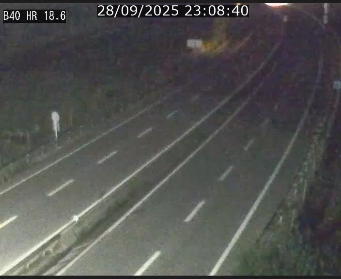Webcam sur la route de liaison entre Micheville et Esch-Belval à la frontière entre le Luxembourg et la France. Vue orientée vers la Lorraine.