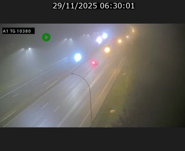Traffic live webcam Luxembourg Senningerberg - A1 direction Luxembourg Kirchberg - BK 10.3