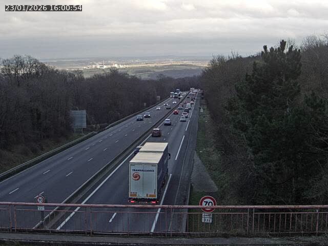 Caméra autoroute France - A33, Houdemont direction Lunéville