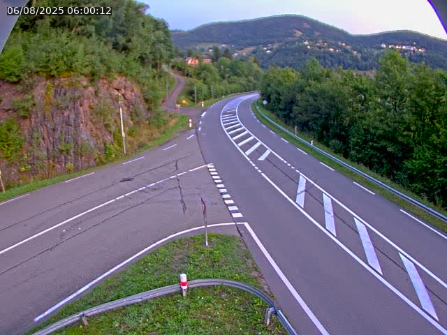 Caméra autoroute France - N66, col du Bussang direction Remiremont