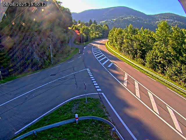 Caméra autoroute France - N66, col du Bussang direction Remiremont