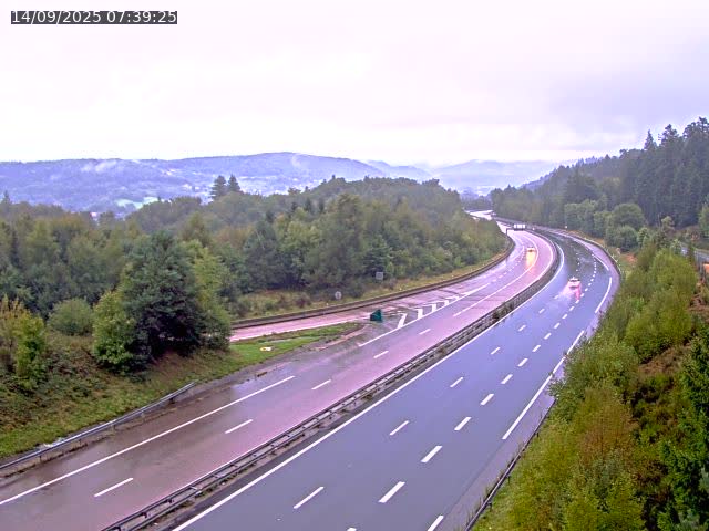 Caméra autoroute France - N57, Côte de la demoiselle direction Remiremont