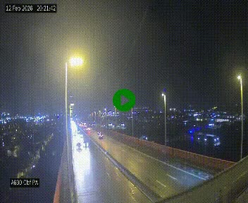 Webcam autoroute sur le périphérique de Bordeaux (A630) au nord de la ville. Caméra située sur le Pont d'Aquitaine.