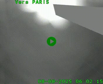 Caméra routière sur l'autoroute A20 à Saint-Pardoux-l'Ortigier, à la jonction avec l'A89. Vue orientée vers Paris