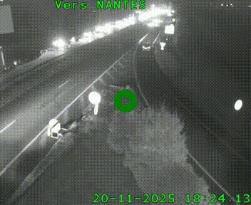 Webcam N147 au nord de Poitiers et à la jonction avec la A10