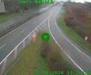 Webcam N147 au nord de Poitiers et à la jonction avec la A10