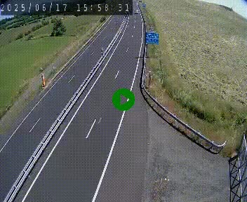 Caméra autoroute A75 à hauteur du col de la Fageole en direction de Clermont-Ferrand