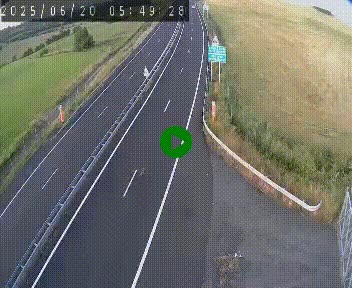 Caméra autoroute A75 à hauteur du col de la Fageole en direction de Clermont-Ferrand