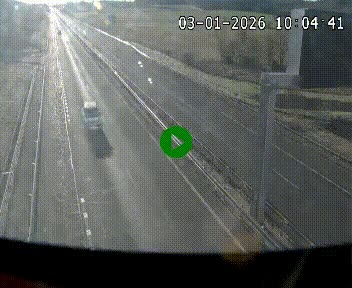 Caméra autoroute A75 à hauteur de La Cavalerie en direction de Montpellier, à proximité de l'aérodrome de Millau-Larzac