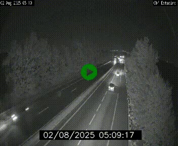 Webcam sur le périphérique de Nantes (N844) après la Porte de Bouguenais, à l'ouest de la ville
