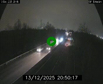 Webcam sur le périphérique de Nantes (N844) après la Porte de Bouguenais, à l'ouest de la ville