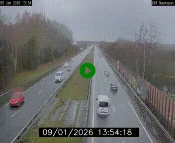 Webcam sur le périphérique de Rennes (N136) à hauteur de Maurepas, au nord de la ville