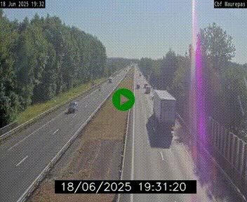 Webcam sur le périphérique de Rennes (N136) à hauteur de Maurepas, au nord de la ville