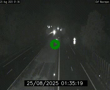 Webcam sur le périphérique de Rennes (N136) à hauteur de Maurepas, au nord de la ville
