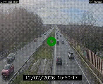 Webcam sur le périphérique de Rennes (N136) à hauteur de Maurepas, au nord de la ville