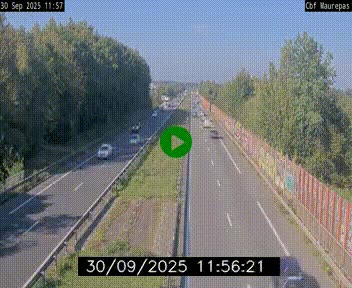 Webcam sur le périphérique de Rennes (N136) à hauteur de Maurepas, au nord de la ville