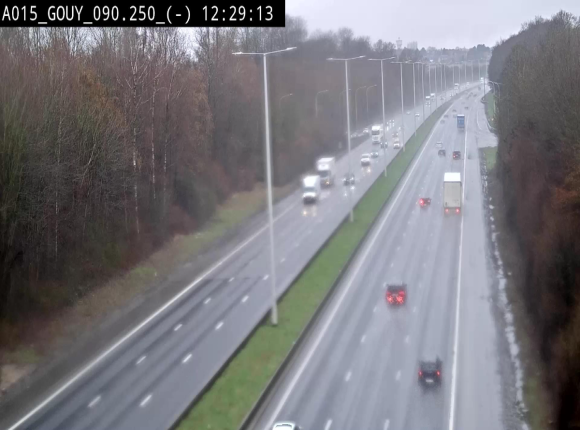 Webcam autoroute Belgique - Gouy-lez-piéton - E42 - BK 90.3