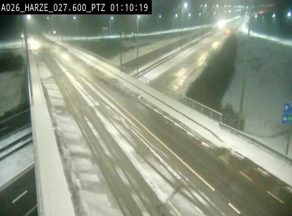 Caméra autoroute Belgique - Sougné-Remouchamps,E25 direction Luxembourg