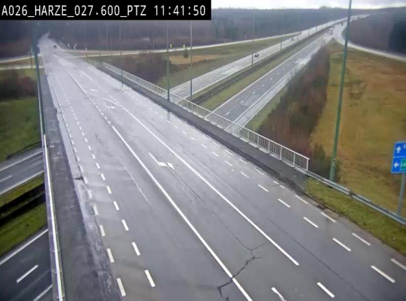 Caméra autoroute Belgique - Sougné-Remouchamps,E25 direction Luxembourg