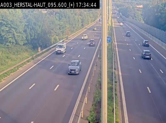 Webcam autoroute Belgique - Herstal - E40 direction Aix-la-Chapelle - BK 97