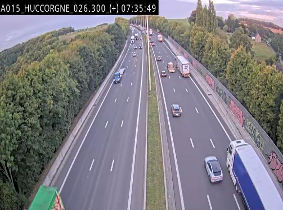 Webcam autoroute Belgique - Viaduc de Huccorgne - E42 