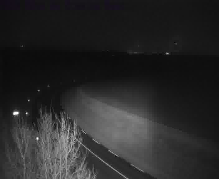 Webcam sur la D603 située en haut de la Côte de Zimming. Vue orientée vers Saint-Avold.