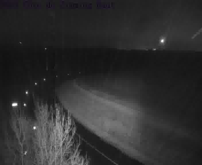 Webcam sur la D603 située en haut de la Côte de Zimming. Vue orientée vers Saint-Avold.