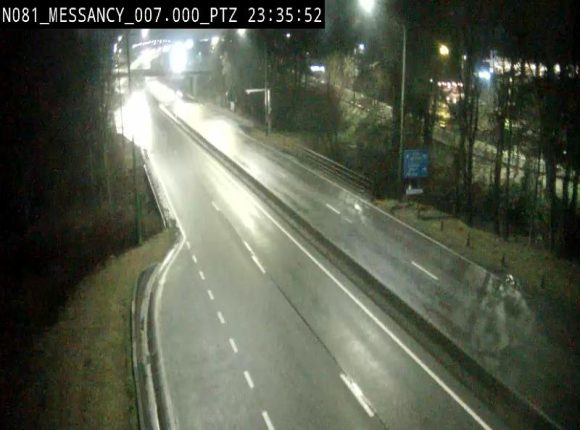 Webcam sur la N81 (E411) à hauteur du Cora Messancy. Vue orientée vers Arlon