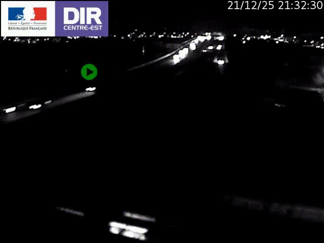 Clone of Caméra de circulation sur A7 à Lyon Perrache vers Marseille, le long du Rhône