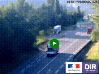 Webcam info trafic à proximité de Vizille sur la N85, au niveau du point de vue du Saut du Moine à Champagnier