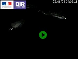 Webcam traffic à Grenoble-sud sur l'autoroute A480. Vue orientée vers l'entrée et la sortie de Grenoble