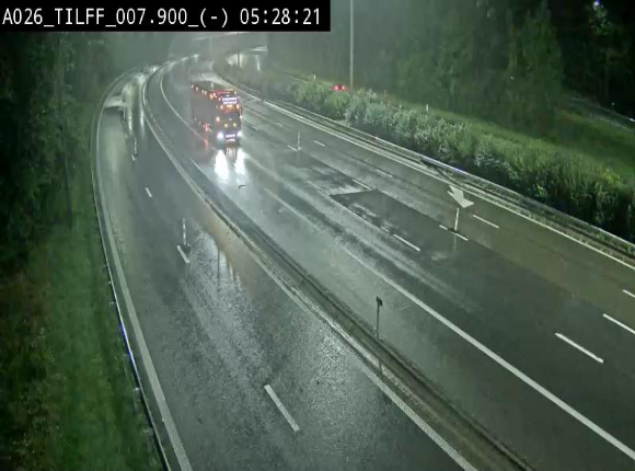 Webcam autoroute A26/E25 à Esneux, en Belgique en direction Luxembourg - BK 7.9