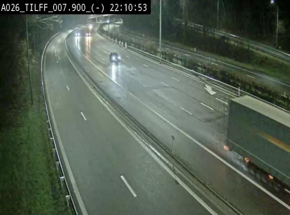 Webcam autoroute A26/E25 à Esneux, en Belgique en direction Luxembourg - BK 7.9