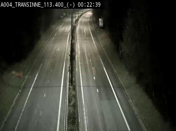 Caméra trafic E411 (A4) - Transinne direction Namur - BK 113.425
