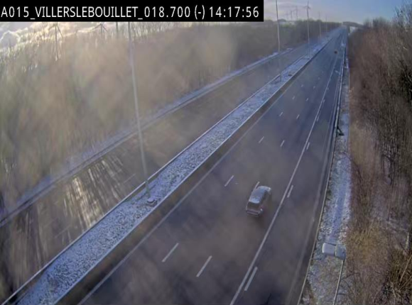 Webcam autoroute Belgique - Villers-le-Bouillet - E42 direction Liège - BK 18.7