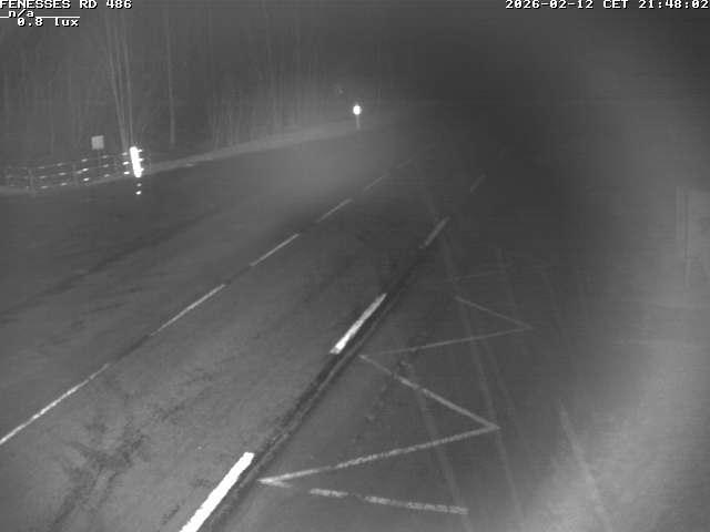 Webcam en haut du col des Fenesses, aussi appelé col du Ménil sur la D486 à 593 mètres d'altitude dans les Vosges