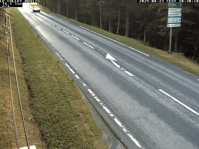 Caméra du Collet sur la route de Colmar (D417)