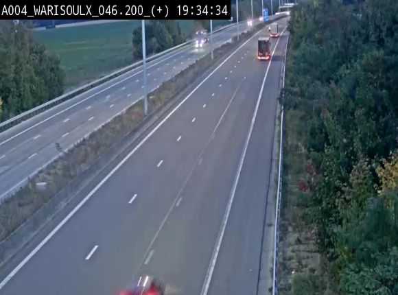 Webcam autoroute Belgique - Warissoulx - E411 - BK 46.2