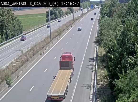 Webcam autoroute Belgique - Warissoulx - E411 - BK 46.2