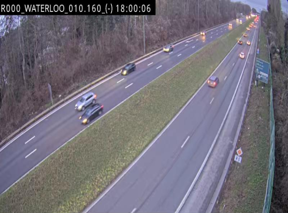Webcam autoroute Belgique - Waterloo - R0 (ring de Bruxelles) - BK 12.3