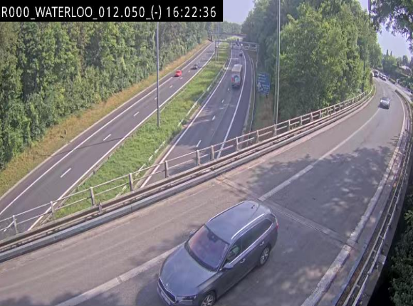 Webcam autoroute Belgique - Waterloo - R0 (ring de Bruxelles) - BK 12.3