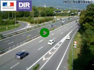 Caméra routière à hauteur de la sortie 15 Chambéry-centre au PK 4,103 en direction d'Albertville