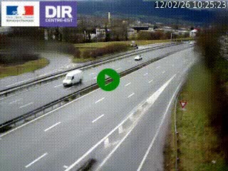 Caméra routière à hauteur de la sortie 15 Chambéry-centre au PK 4,103 en direction d'Albertville